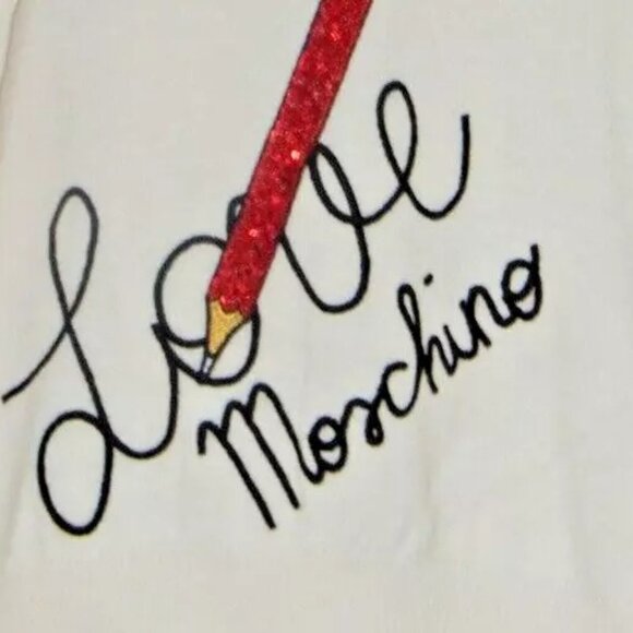 Love Moschino Sequined Embroidered Women’s Pullover Sweater Top US 8 / IT 44 NWT - Picture 7 of 11
